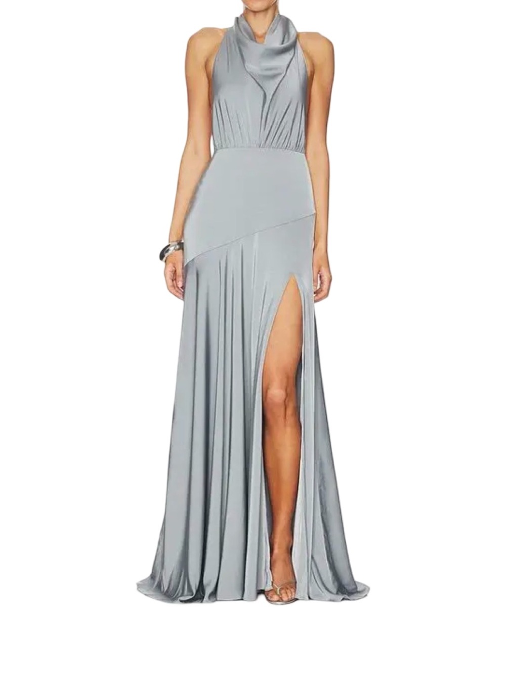 Lovers and Friends Revolve Selena Gown NWT Slate Gray Size S